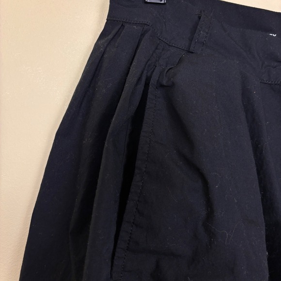 AG ADRIANO GOLDSCHMIED 100% Cotton Hadley Pleated Culotte Pants Black Size 28 - Picture 9 of 14